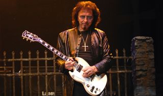 Tony Iommi performs live at the Bank Atlantic Center on September 15, 2007 in Sunrise, Florida