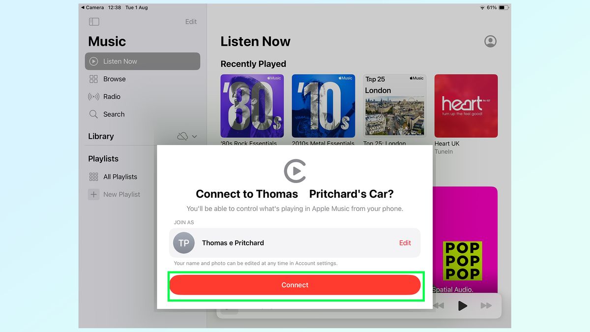 How to use SharePlay on Apple Music in your car Tom's Guide