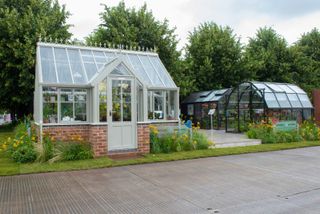 greenhouses at Hampton Court Garden Festival 2021 by Hartley Botanic