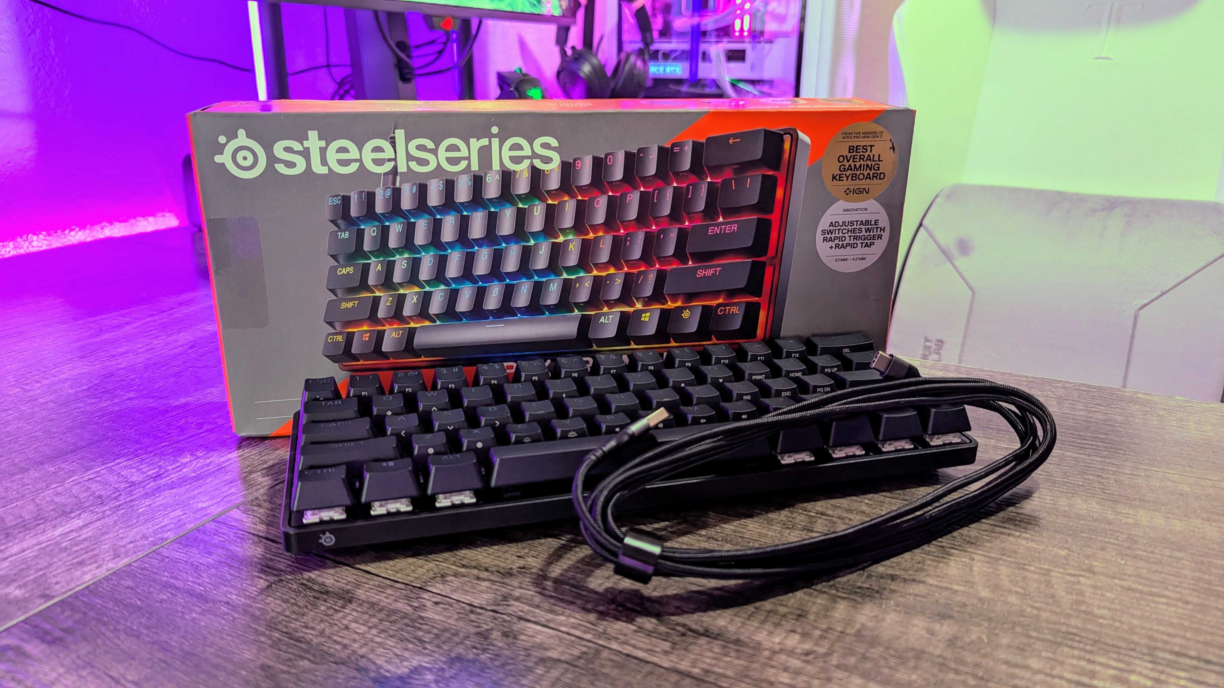 Image of the SteelSeries Apex Pro Mini (Gen 3).