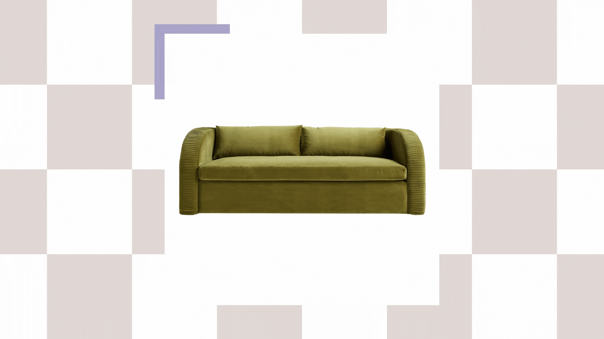 Anthropologie's Cabot Sleeper Sofa Is a Statement Green 'Talking Piece' Wrapped in a Space-Maxxing Trick