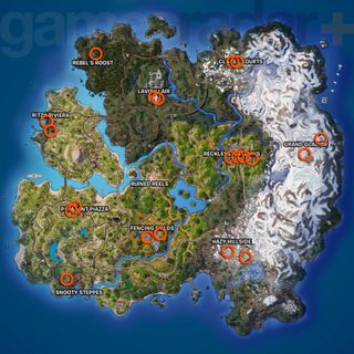 Fortnite Driftboards locations map