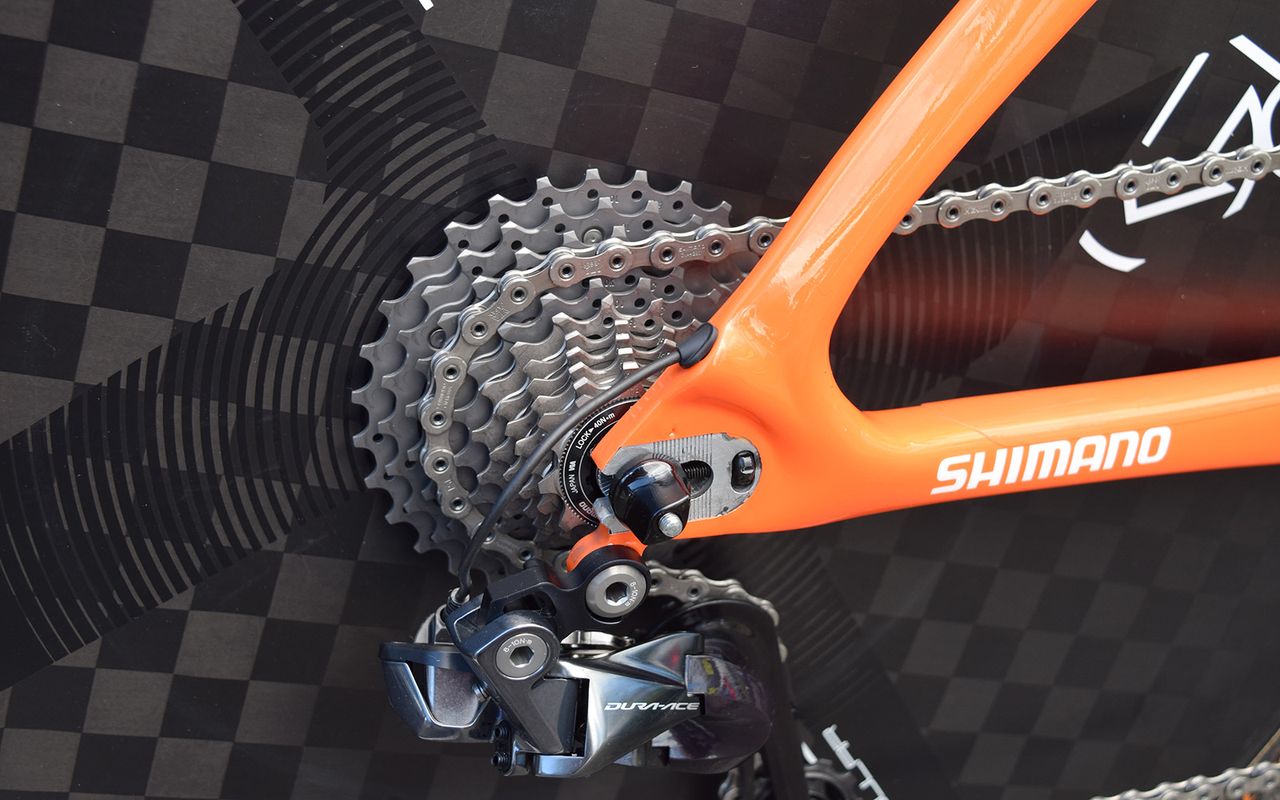 Van Baarle's bike had an 11-30 cassette fitted