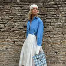 Elsa Hosk wearing Alaia water shoes