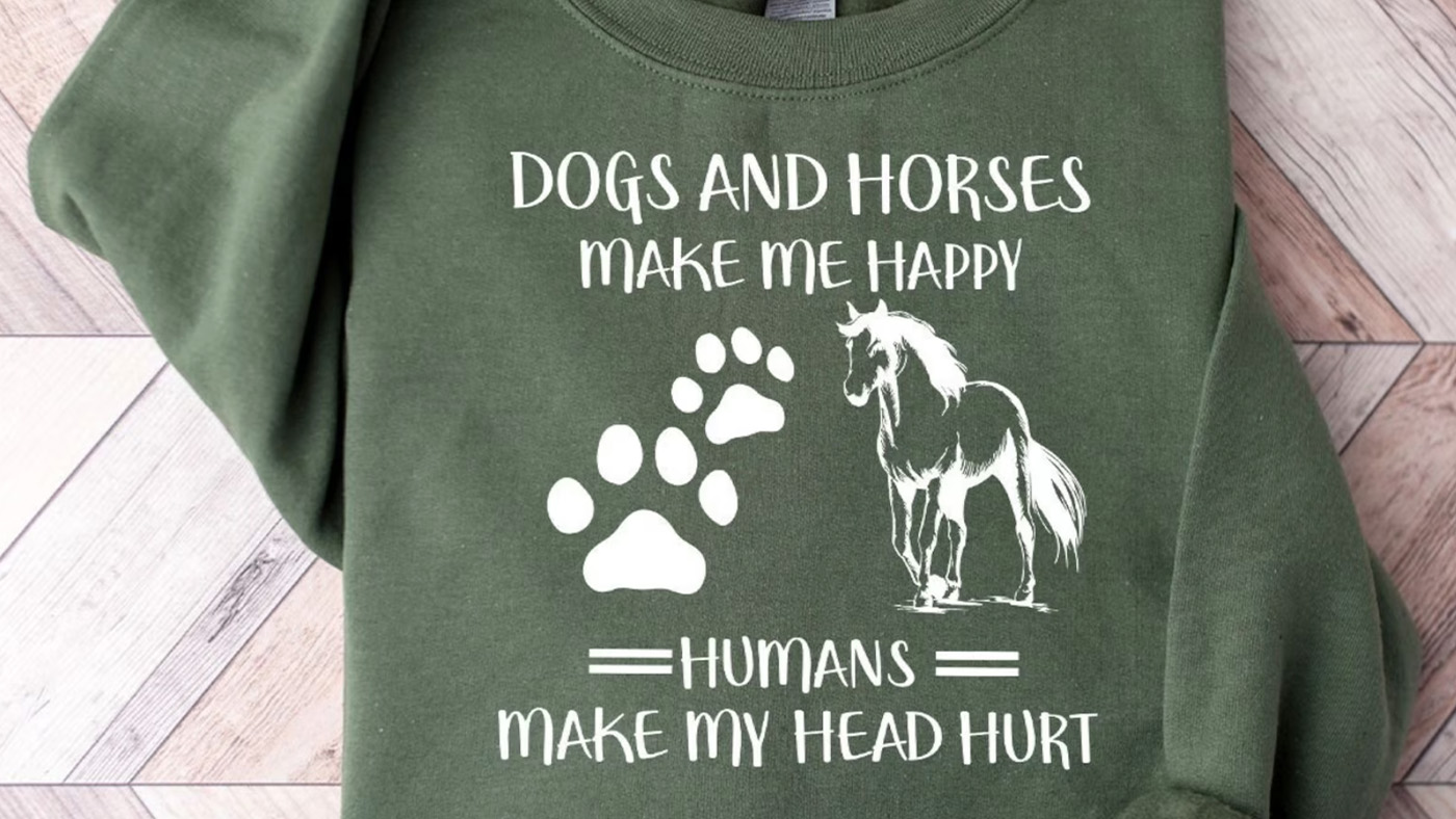 Sweatshirt gift for horse lover