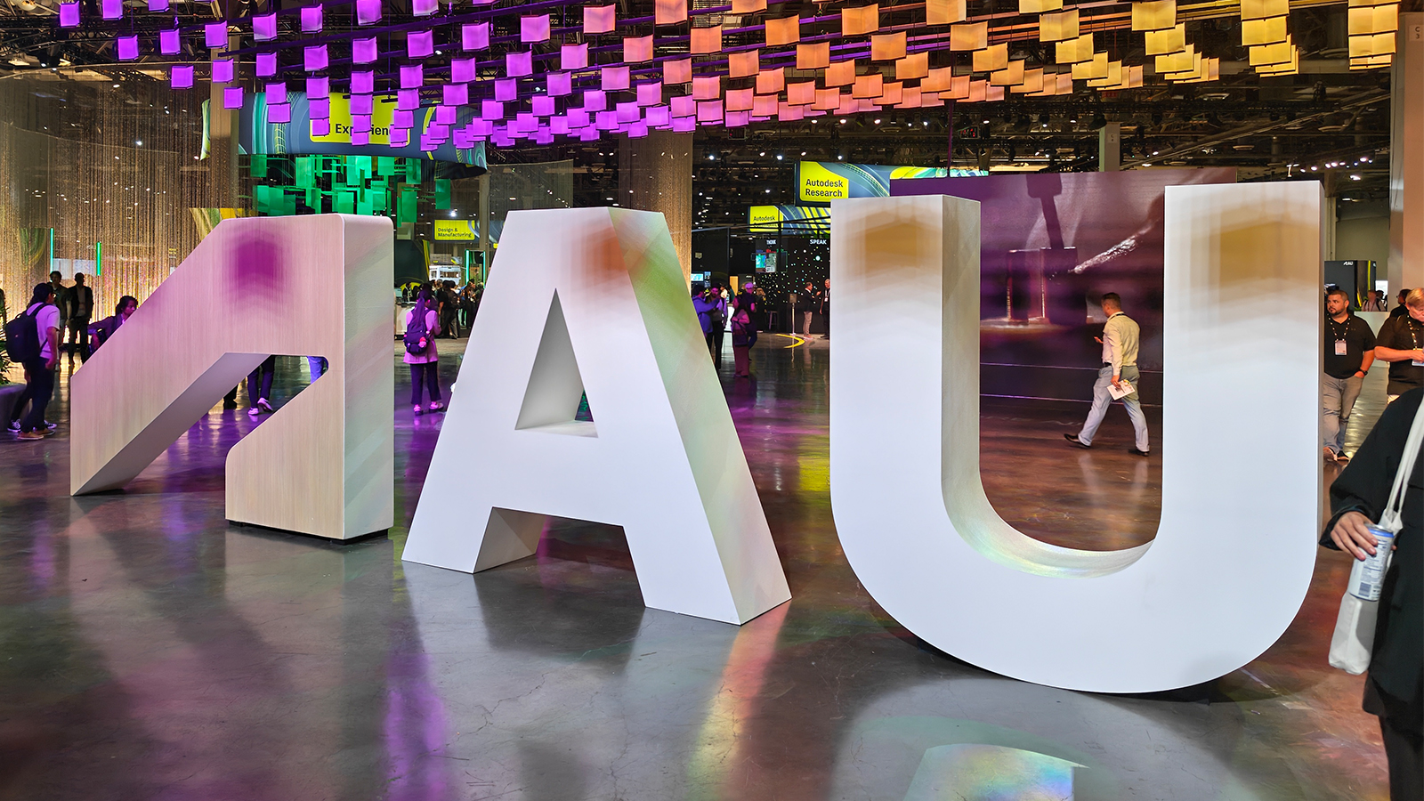 A photo of the AU26 logo
