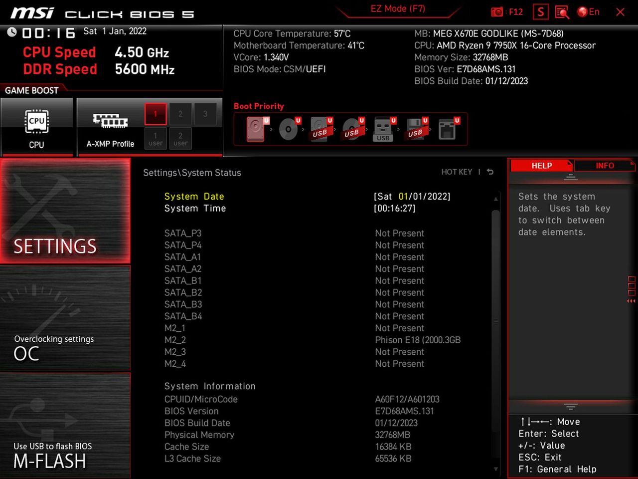 MSI X670E Godlike