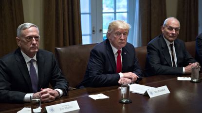 James Mattis, Donald Trump and John Kelly