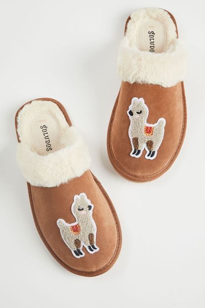 Soludos Women's Llama Cozy Slippers