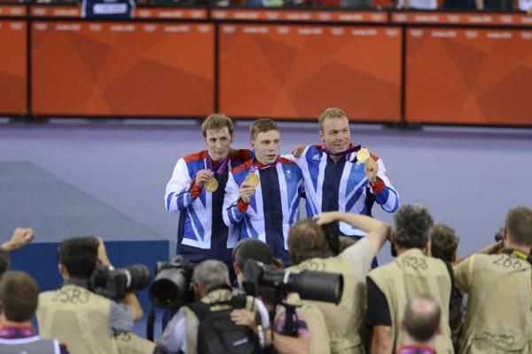 Great Britain win gold in the men's team sprint