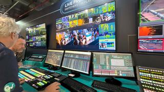 Grass Valley demoed its K-Frame XP at IBC in September.