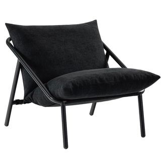 Black armchair