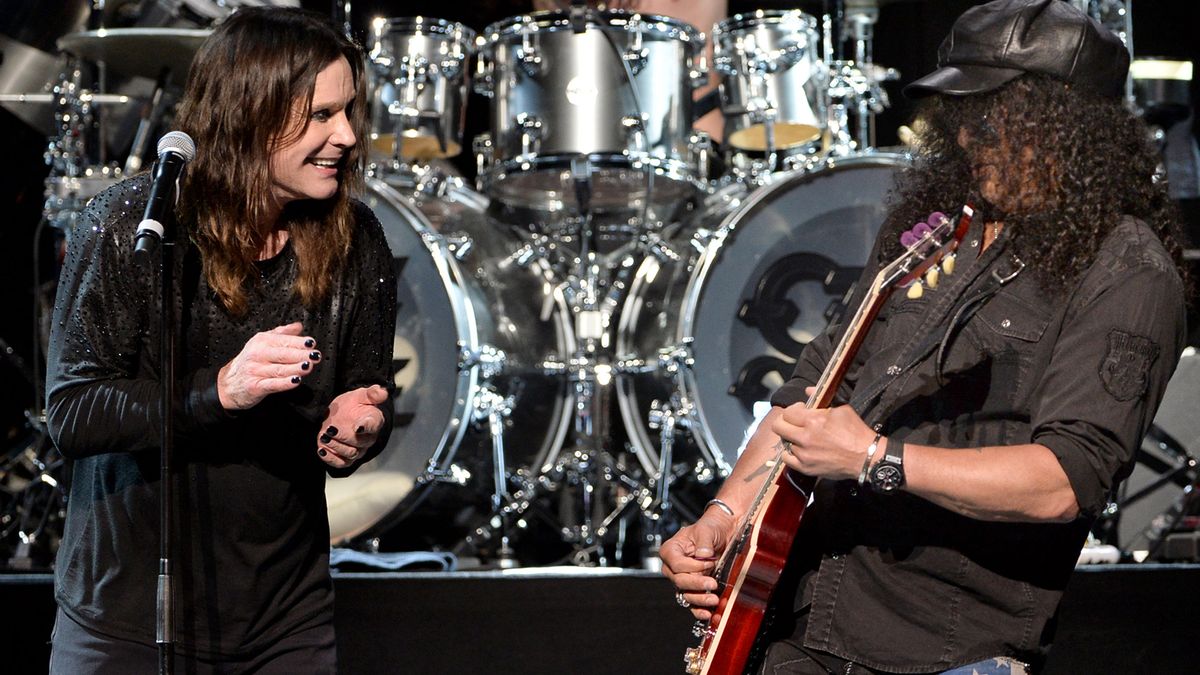 Ozzy Osbourne and Slash