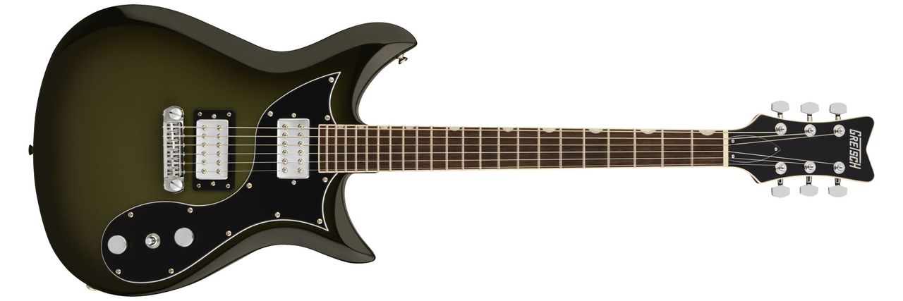 Gretsch Electromatic CVT: The bolt-on double-cut assumes a familiar form to the Jack Antonoff signature model, and features dual humbuckers, a wraparound tailpiece, and some neat vintage finishes.