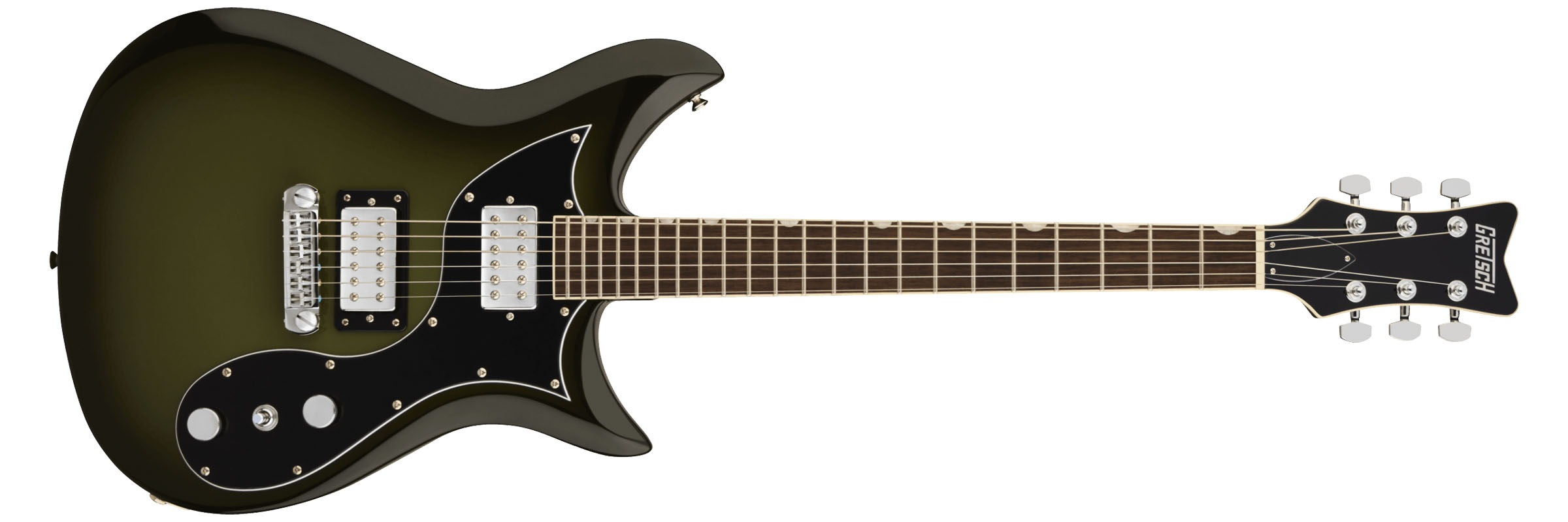 Gretsch Electromatic CVT: The bolt-on double-cut assumes a familiar form to the Jack Antonoff signature model, and features dual humbuckers, a wraparound tailpiece, and some neat vintage finishes.