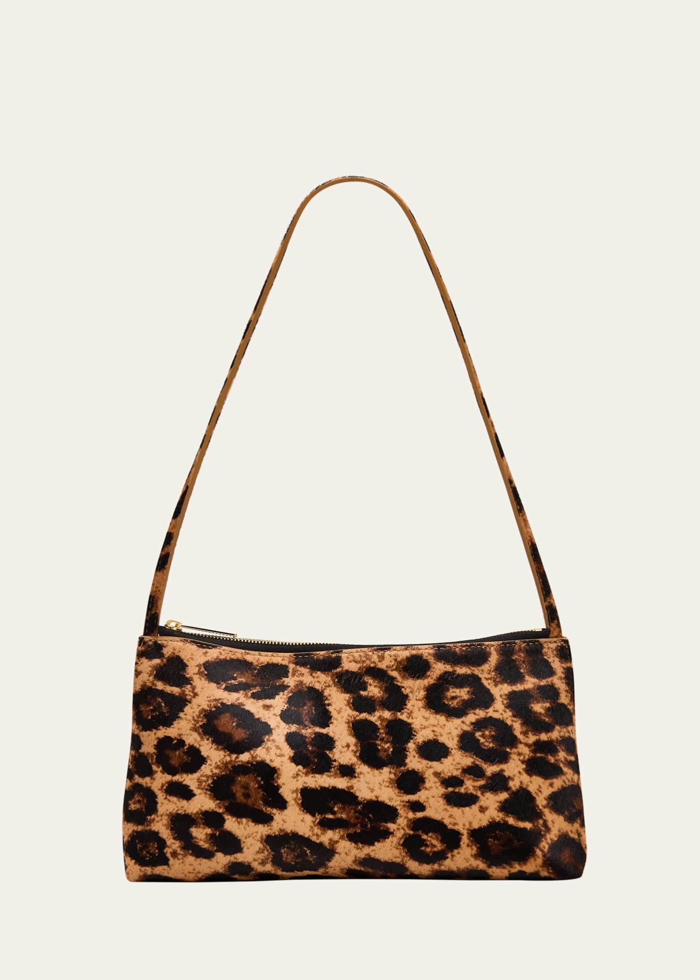 Gaia Animal-Print Calf Hair Shoulder Bag