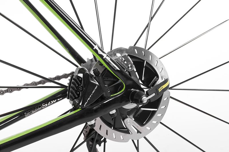 bike wheel with disk brake