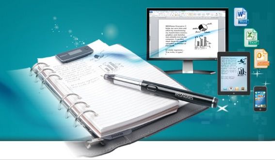 IRISNotes 1 for Smartphones image: This digital pen is compatible with Microsoft programs and can be shared across mobile devices.