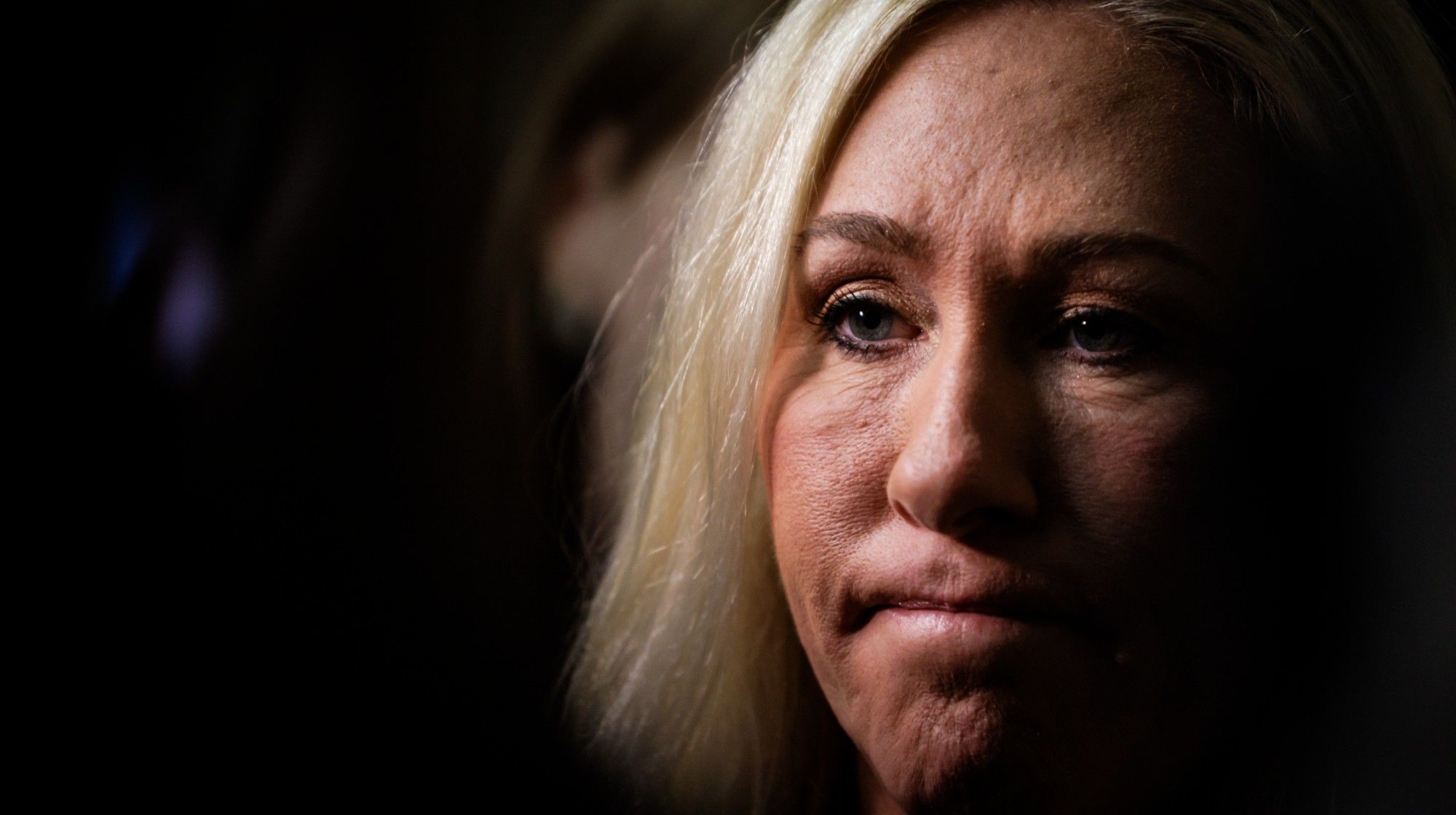 Is Marjorie Taylor Greene undergoing a political realignment?