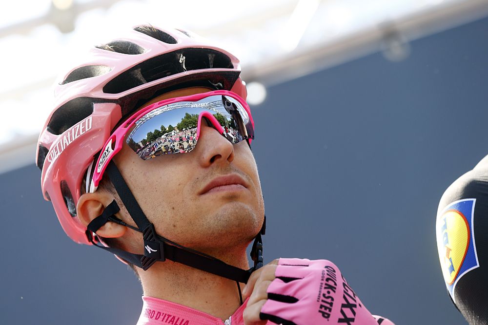 Italian cyclist Gianluca Brambilla of team Etixx - Quick Step is pictured before the start of the 10th stage of the 99th Giro d'Italia