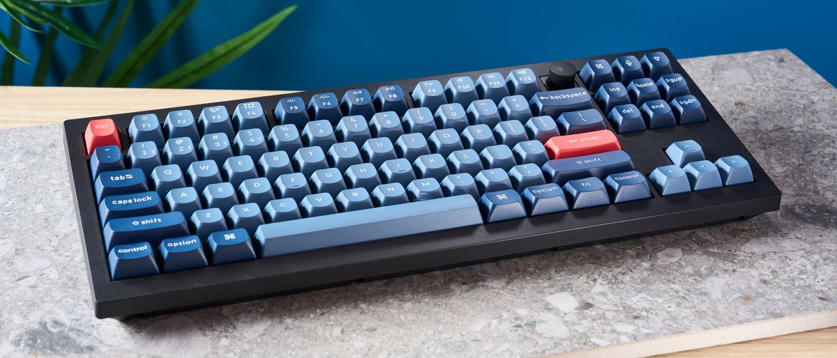 Photograph of the Keychron V3 Max mechanical keyboard