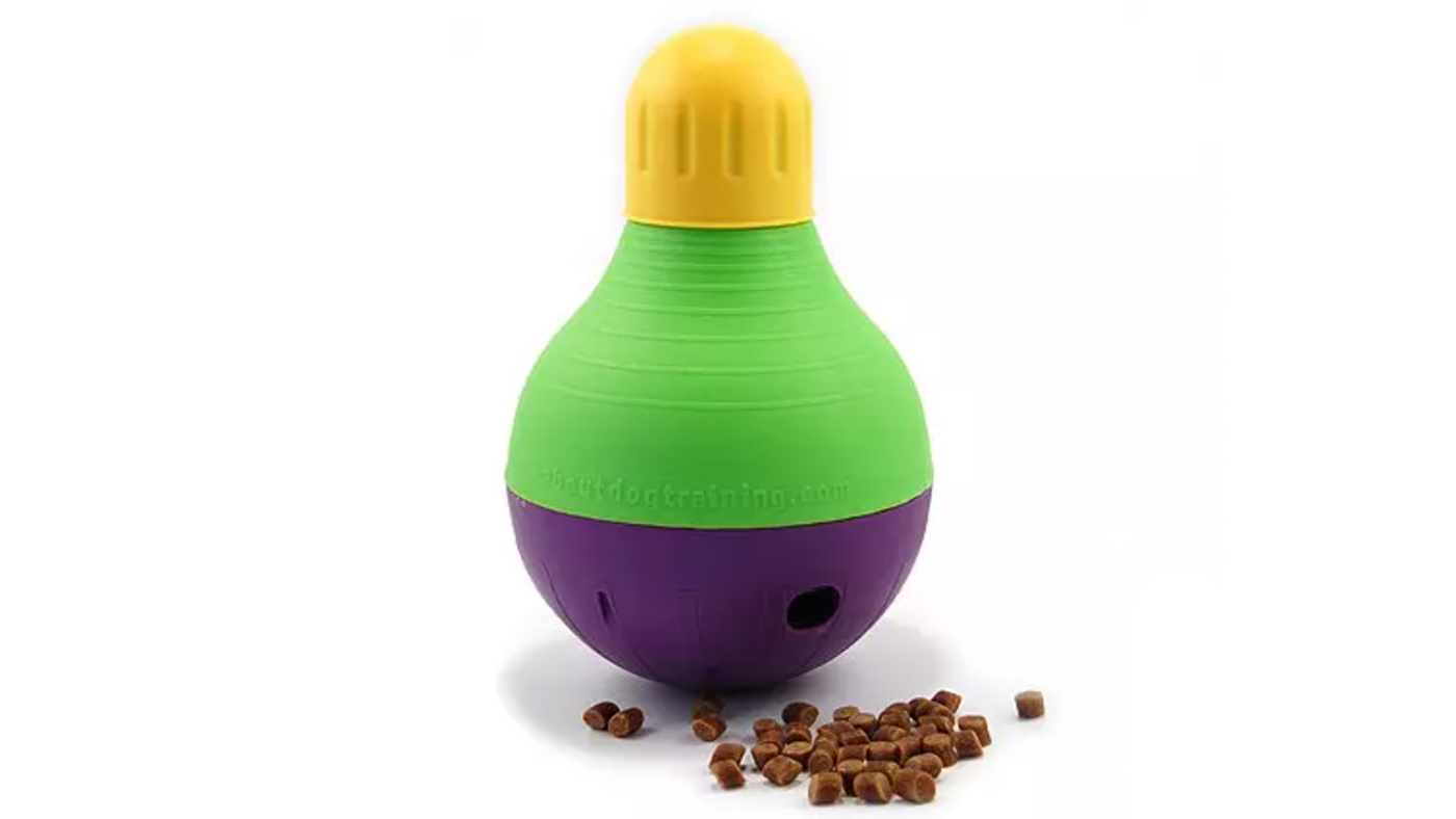 Starmark Bob-a-Lot treat dispensing dog toy
