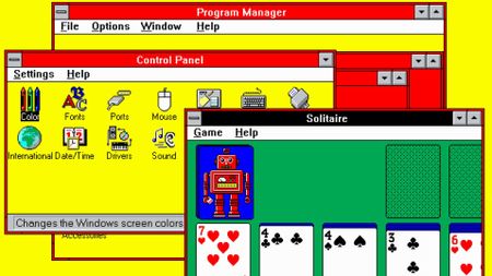 Windows 3.1 color schemes