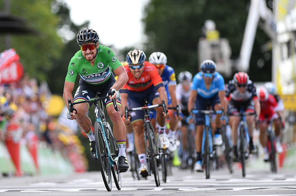 Peter Sagan (Bora-Hansgrohe) wins stage 5 at the Tour de France