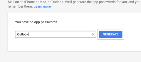 gmail outlook for mac 2 factor not working