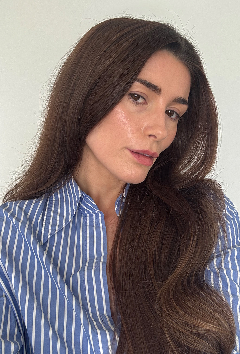 A selfie of beauty editor Eleanor Vousden wearing the Garnier BB cream