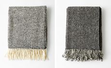 Monochrome’ throws by Mourne Textiles