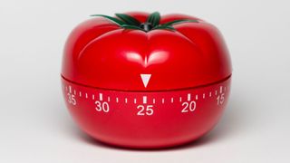 Tomato-shaped timer