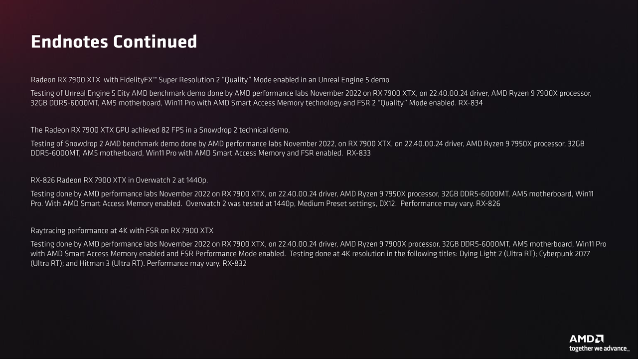 AMD RDNA 3 and Radeon RX 7900 XT / XTX Slide Deck