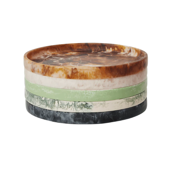 Ferm Living, Mist Round Tray - Sugar Kelp