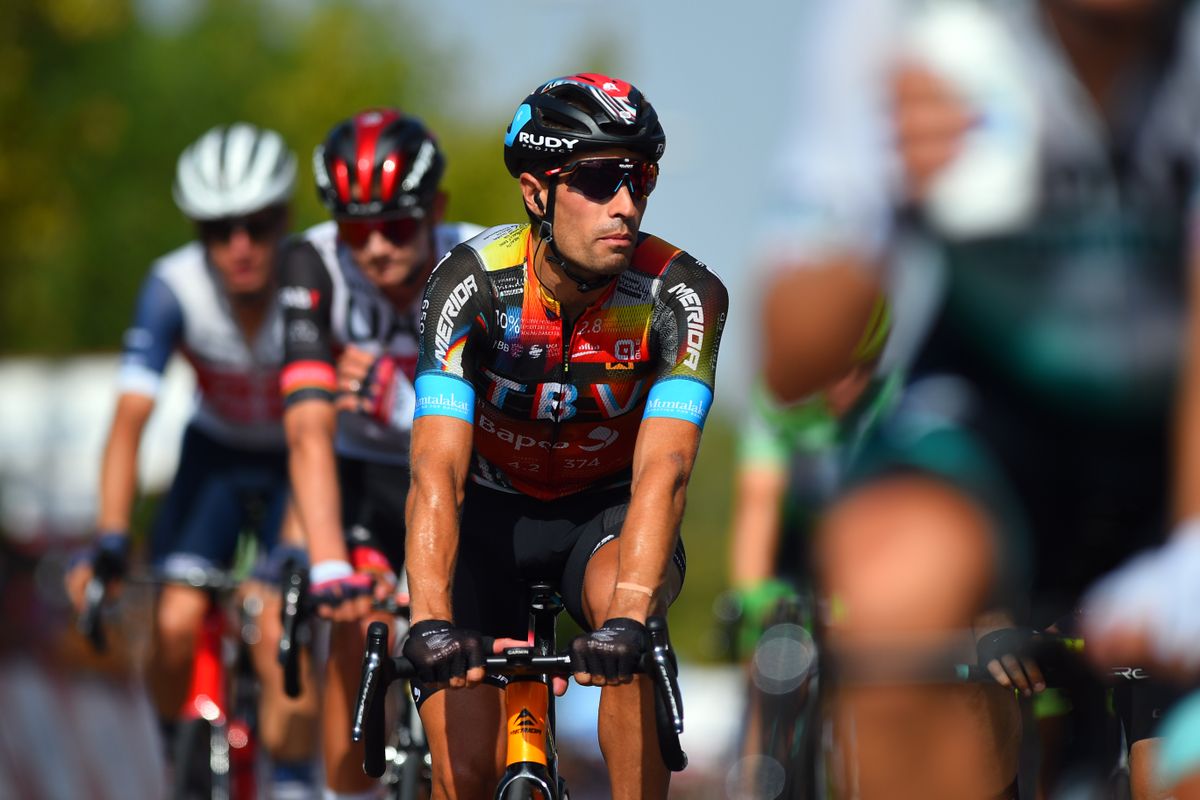 Vuelta Espana 2021 - 76th Edition - 13th stage Belmez - Villanueva de la Serena 203,7 km - 27/08/2021 - Mikel Landa (ESP - Bahrain Victorious) - photo Dario Belingheri/BettiniPhoto&Acirc;&copy;2021