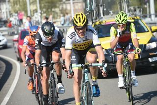 The breakaway on stage three of the 2016 Giro d'Italia. Photo: Graham Watson