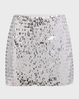 Dizzy Sequined Mini Skirt
