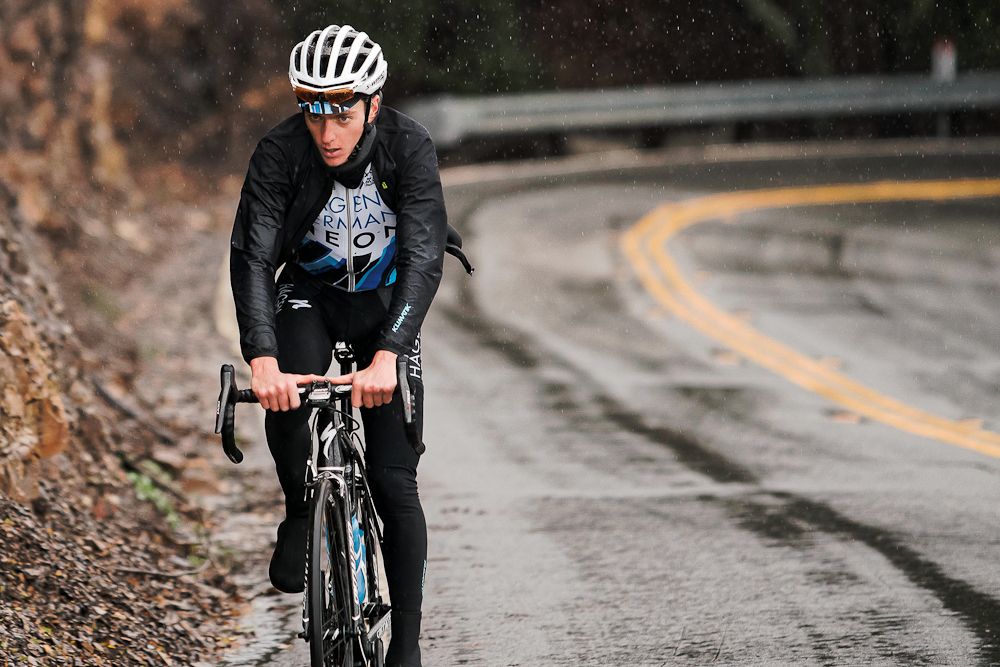 Adrien Costa at the Axeon Hagens Berman California training camp in January