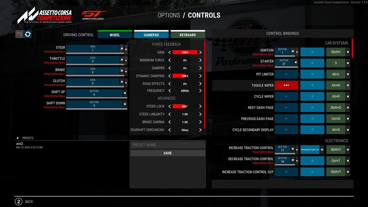 VelocityOne Wheel testing screenshots