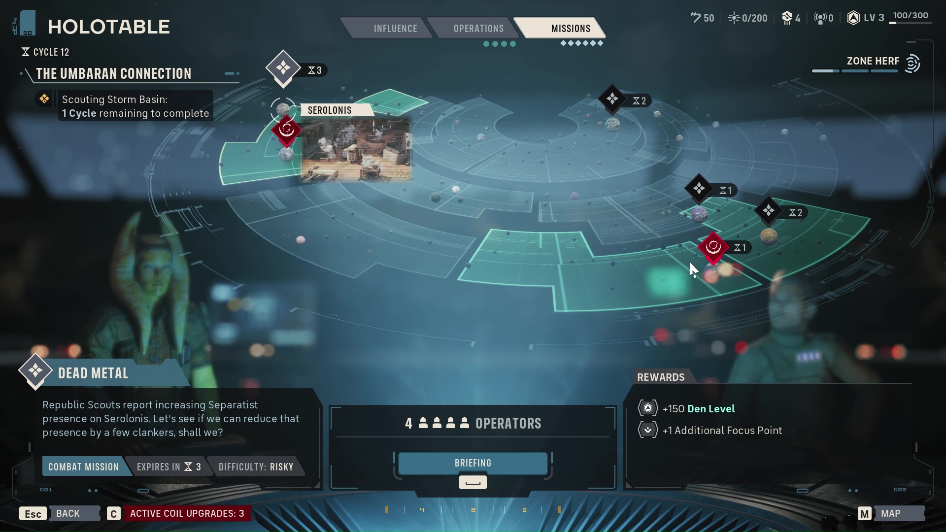 A Risky Difficulty Mission in Star Wars Zero Company