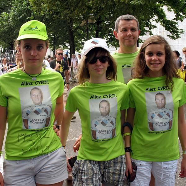 Fans of Frenchman Cyris Dessel.