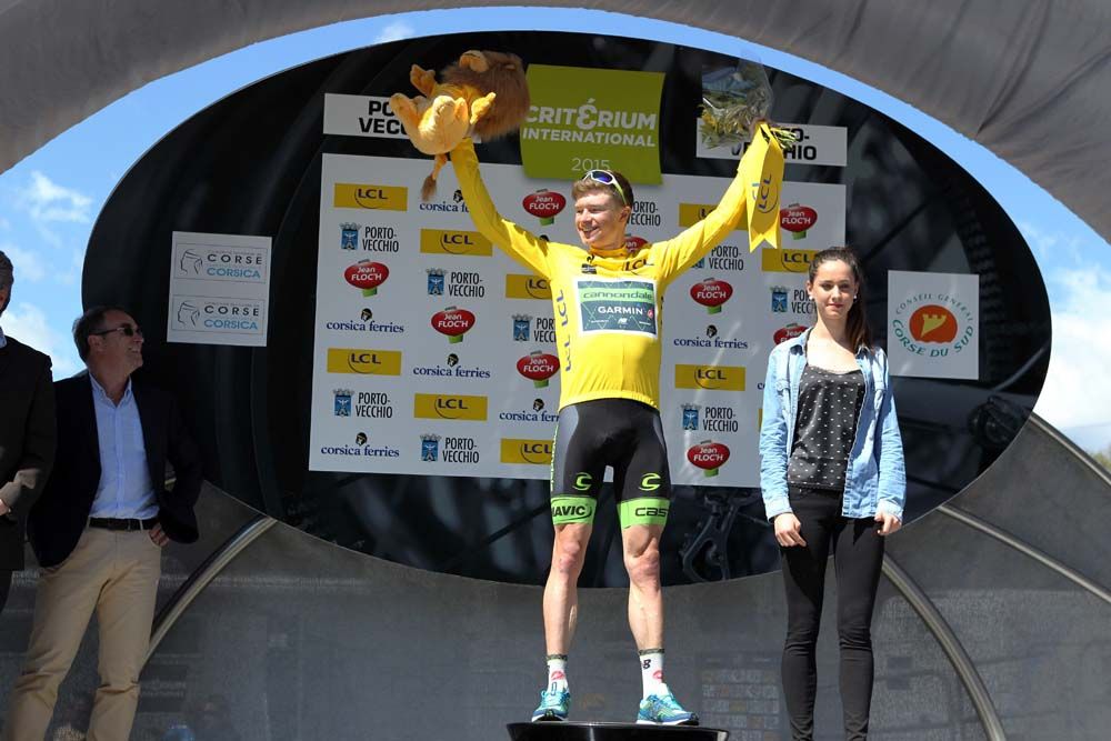 Ben King (Cannondale-Garmin) kept the leader's yellow jersey