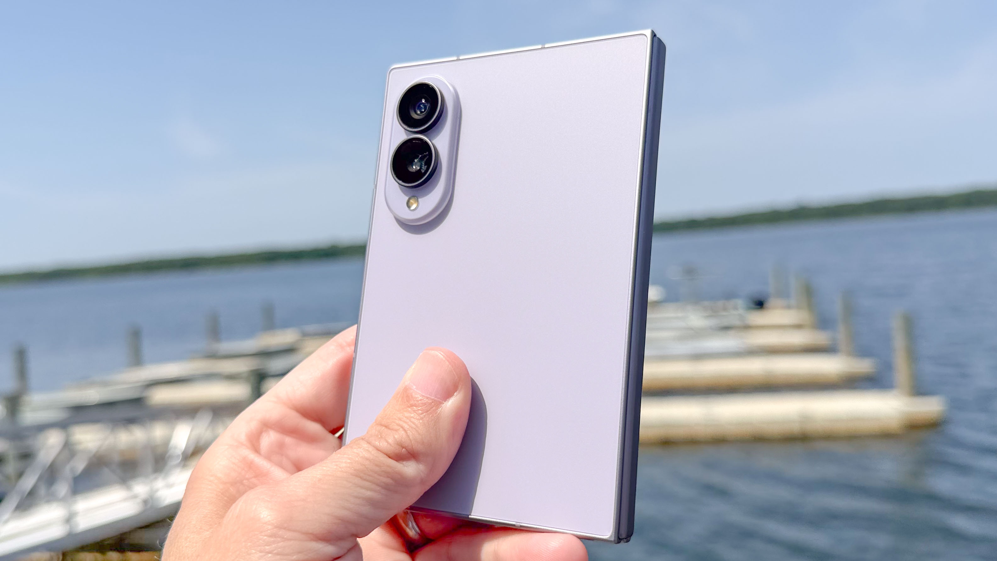 Galaxy Z Fold 8 shown held in-hand