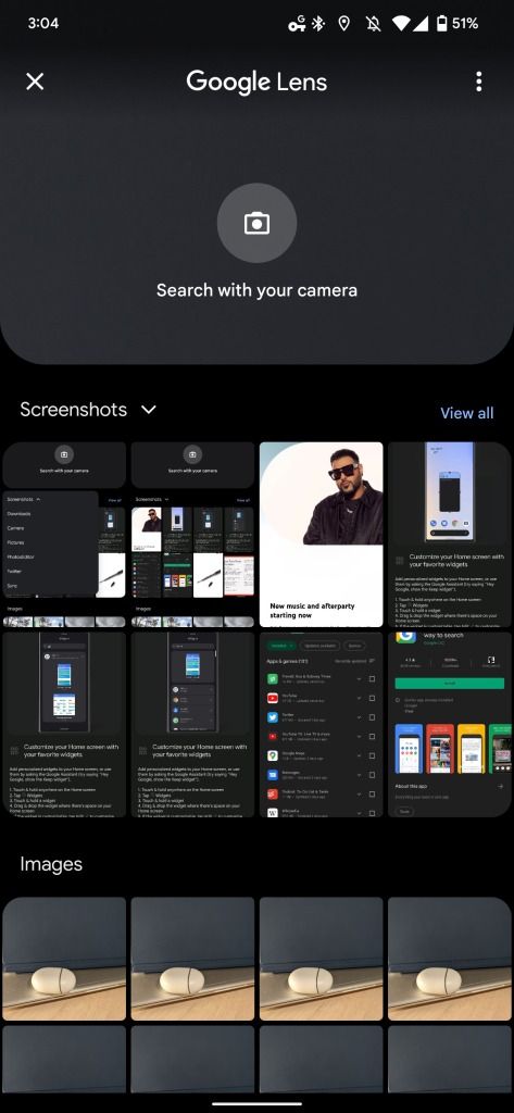 Google Lens New Search update