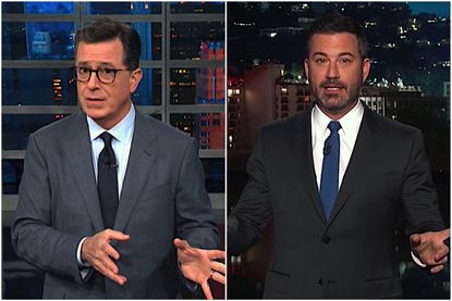 Stephen Colbert and Jimmy Kimmel on Trump inherited wealth