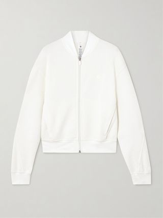 Textured Recycled-Jersey Track Jacket