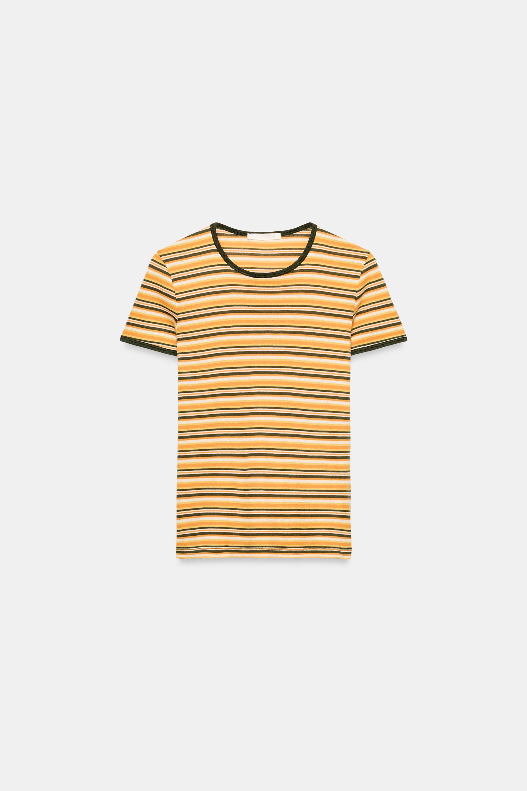 Contrasting Striped T-Shirt