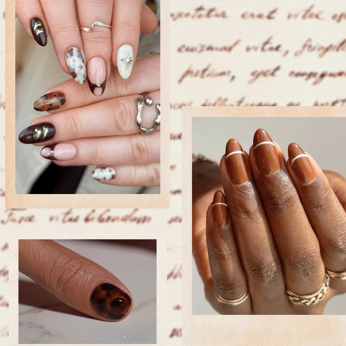 15 Dark Academia-Inspired Manicures That Evoke Dusty Leather Books, Secret Societies, and Layers of image