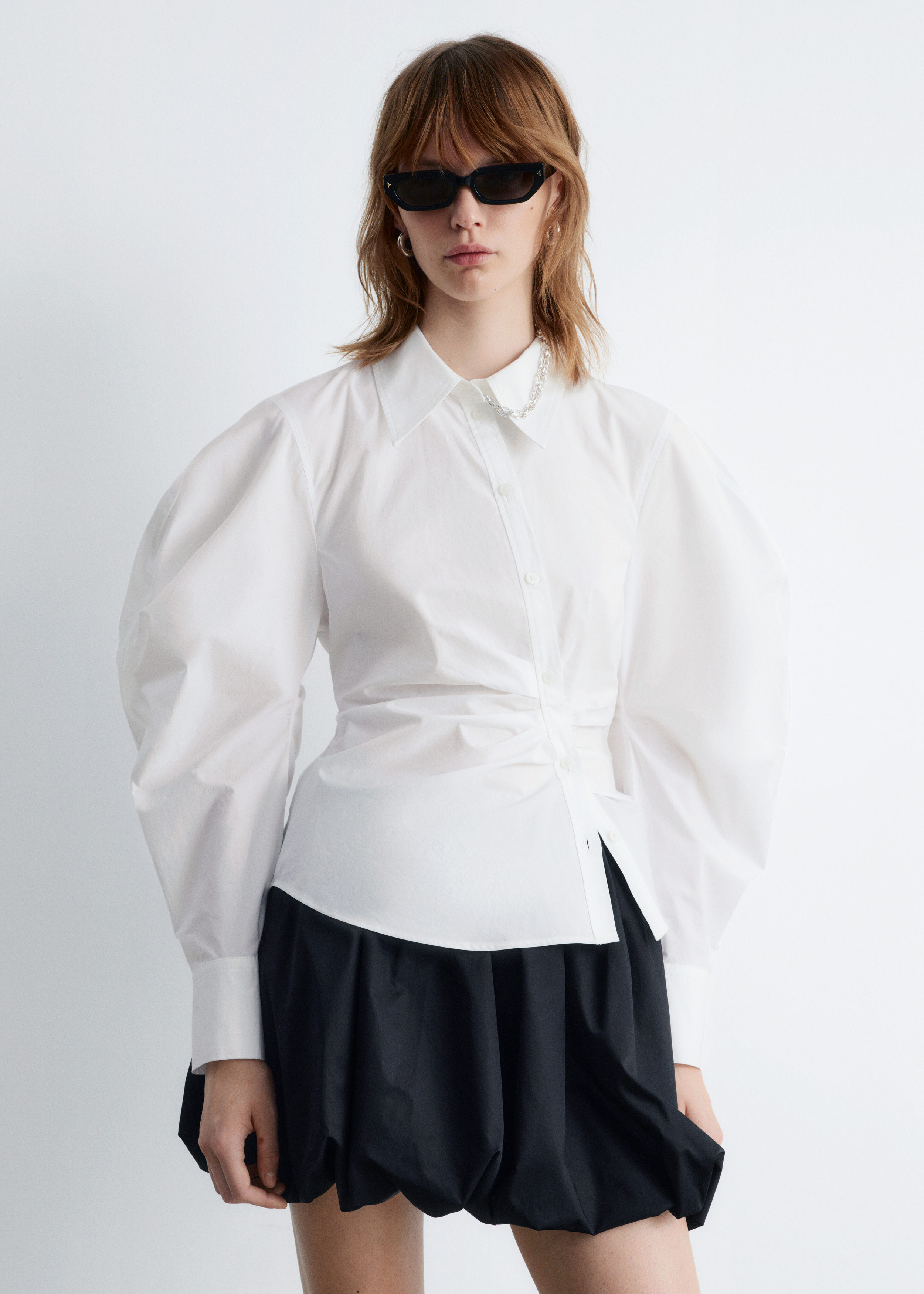 Asymmetrical Cotton Shirt