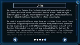 Ion Galactic: The Conflict Help Section